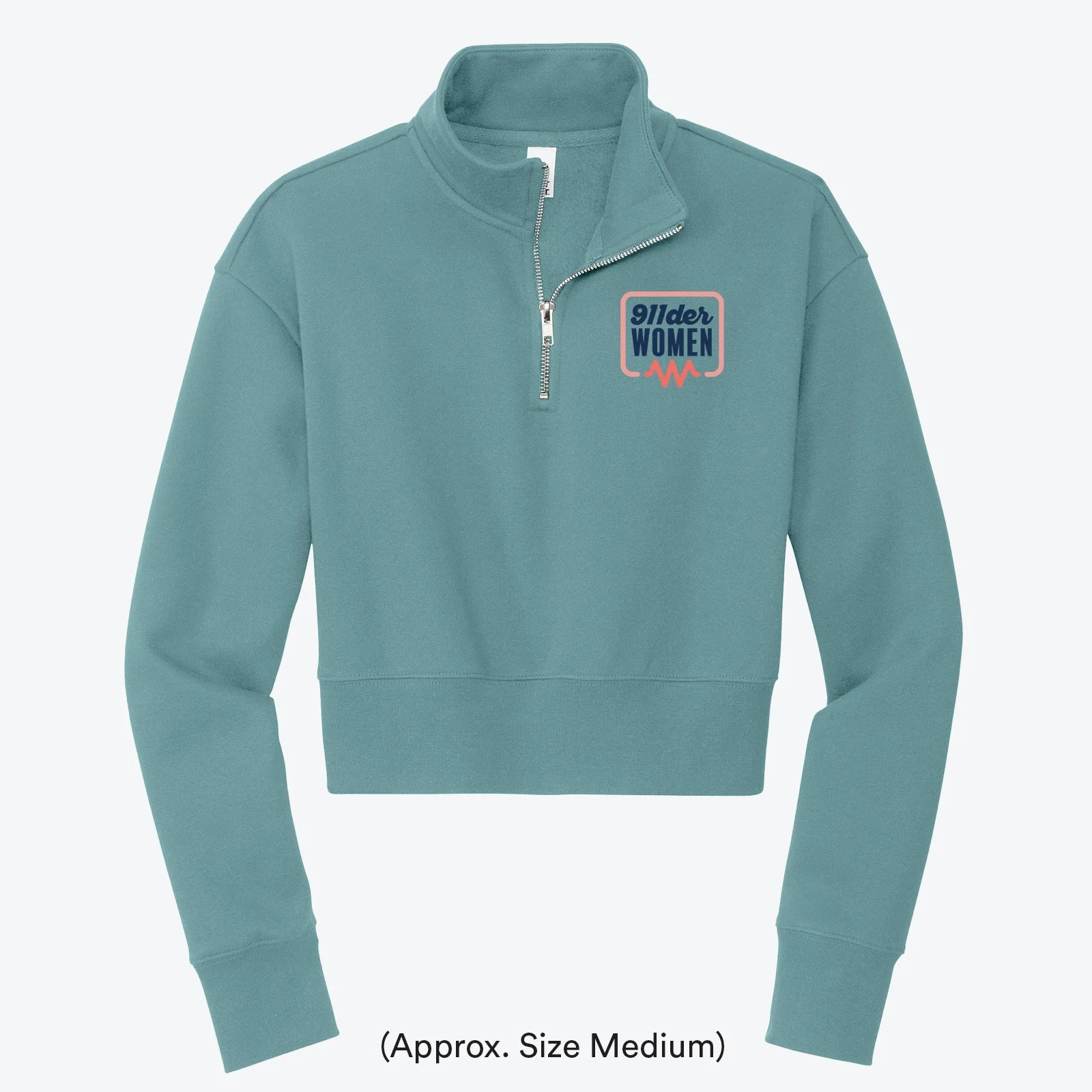 Find Your Voice Women's Fit Quarter Zip — 911 Wonder Woman